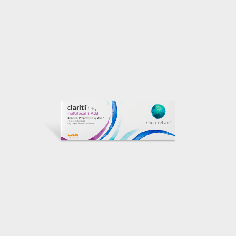 clariti 1-Day multifocal 3 add