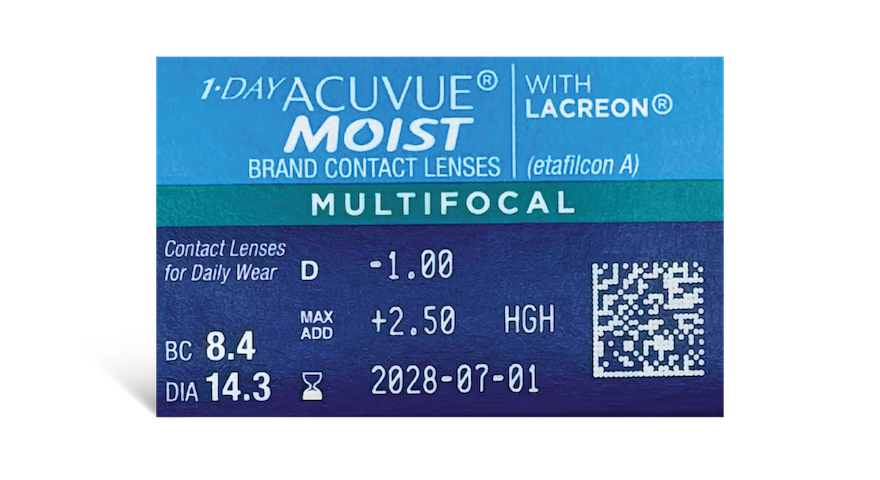 1-DAY ACUVUE® MOIST® Multifocal